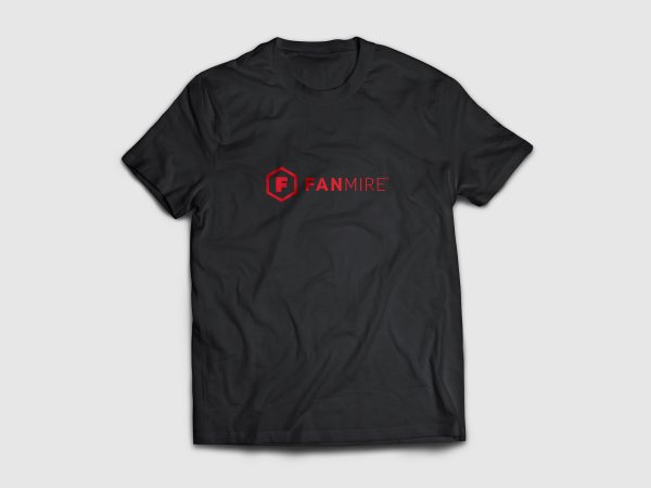 Fanmire T-Shirt black and red horizontal