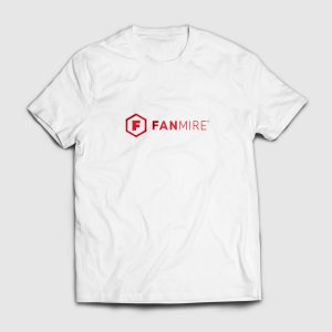 Fanmire T-Shirt white and red horizontal